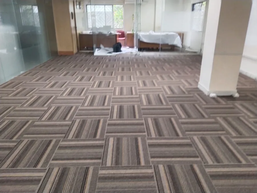 Office Space — Carpet Tile, ITPL, 2800 sq ft — flooring by Rebel Walls & Floors