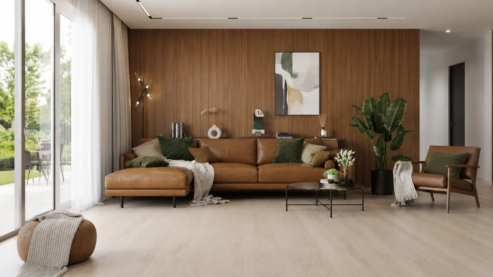 Bungalow — SPC Stone-Tile, straight-lay, Bellandur, 900 sq ft — flooring by Rebel Walls & Floors